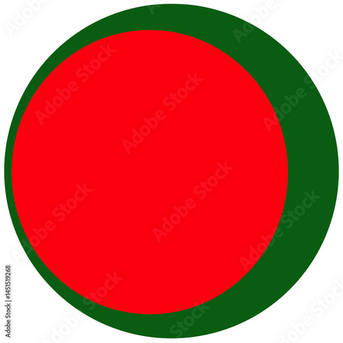 Free Download Geometrical figure of the flag of Bangladesh in the form of a sphere. The concept of statehood - GFXLoad