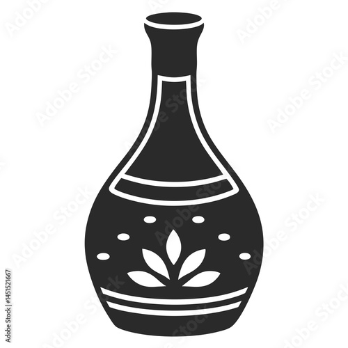 Sake Drink silhouette vector illustration