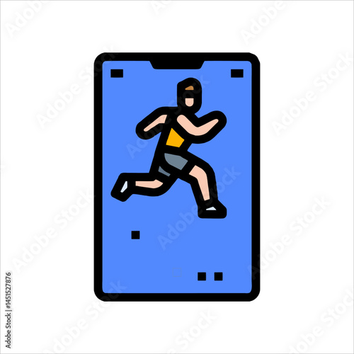 man running on a treadmill
