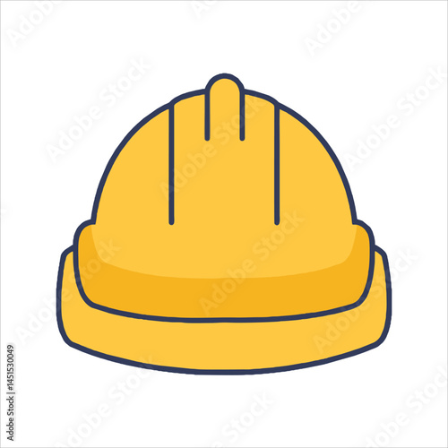 yellow hard hat
