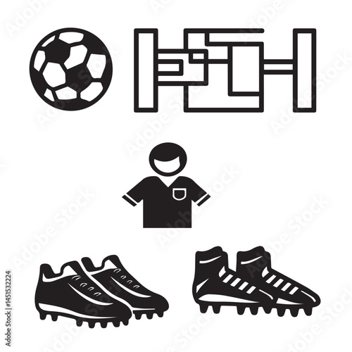 soccer player silhouette
