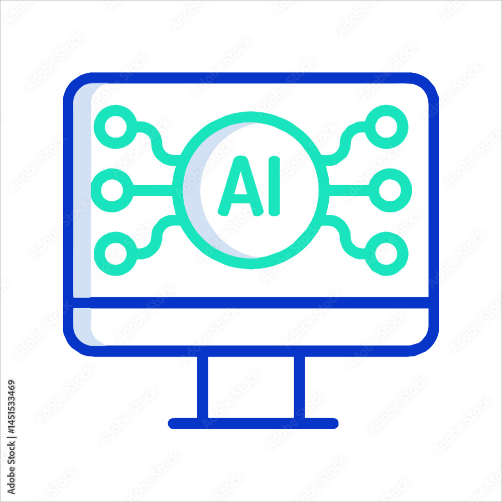vector computer icon vector computer icon