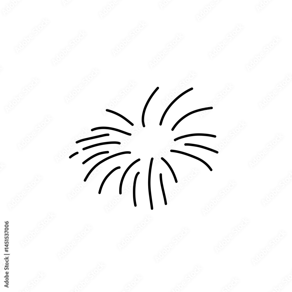 new year party fireworks doodle new year party fireworks doodle