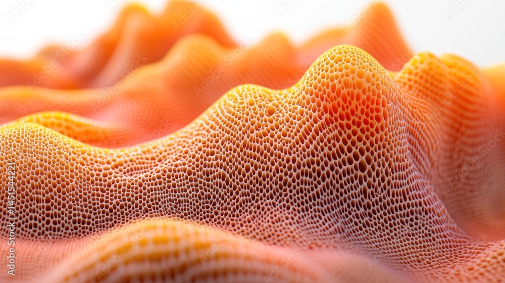 Abstract Orange Cellular Texture Abstract Orange Cellular Texture