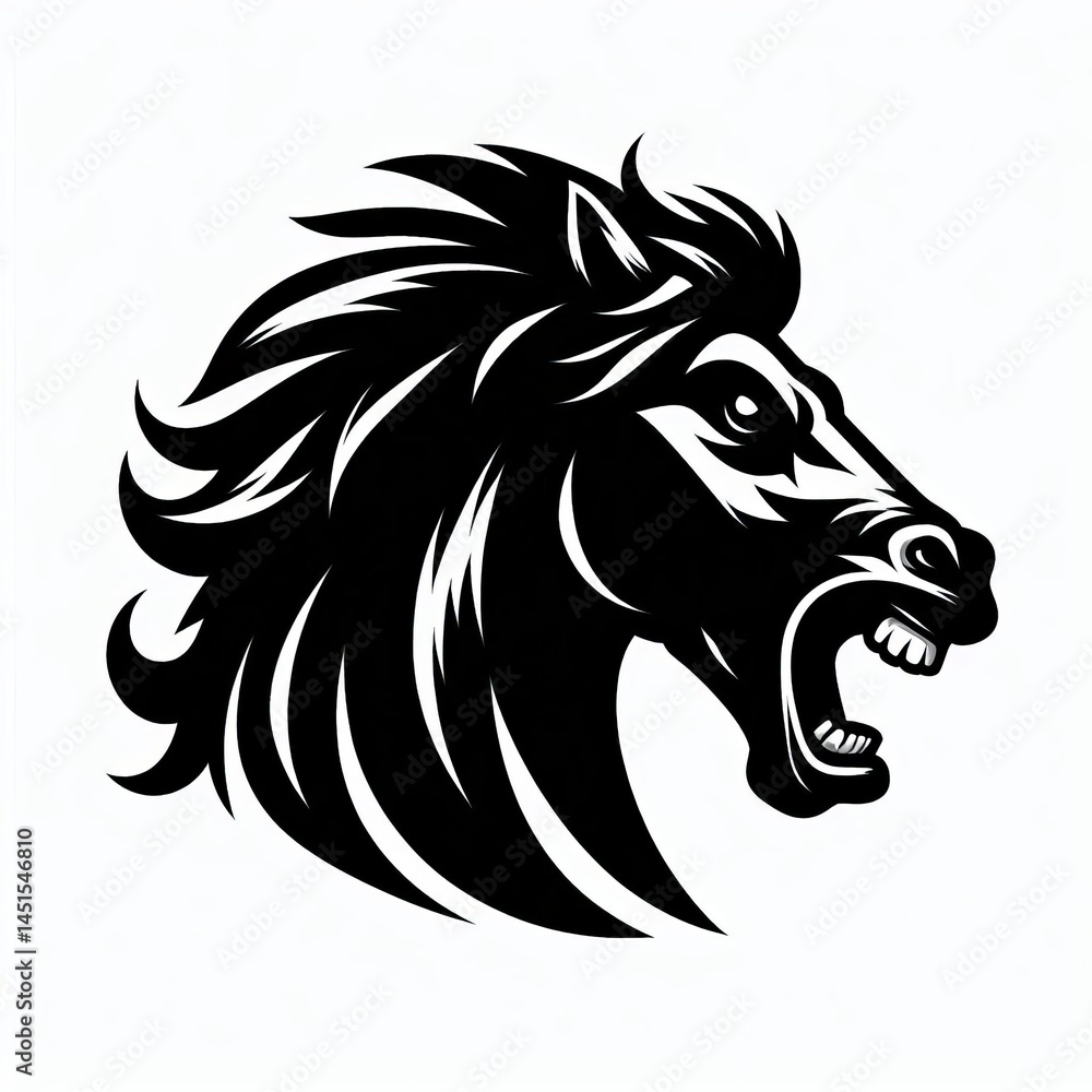 Fototapeta premium diferent style animals silhouettes