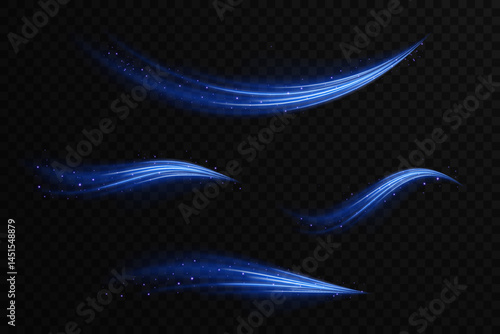 Fresh air effect flows from invisible cooling source. Spinning stripes create illusion of constant light motion. Christmas wind texture adds shimmer to banners and ads. Rotational glow lines simulate