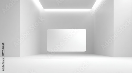 Wallpaper Mural sleek modern bank card shown prominently in minimalist setting Torontodigital.ca