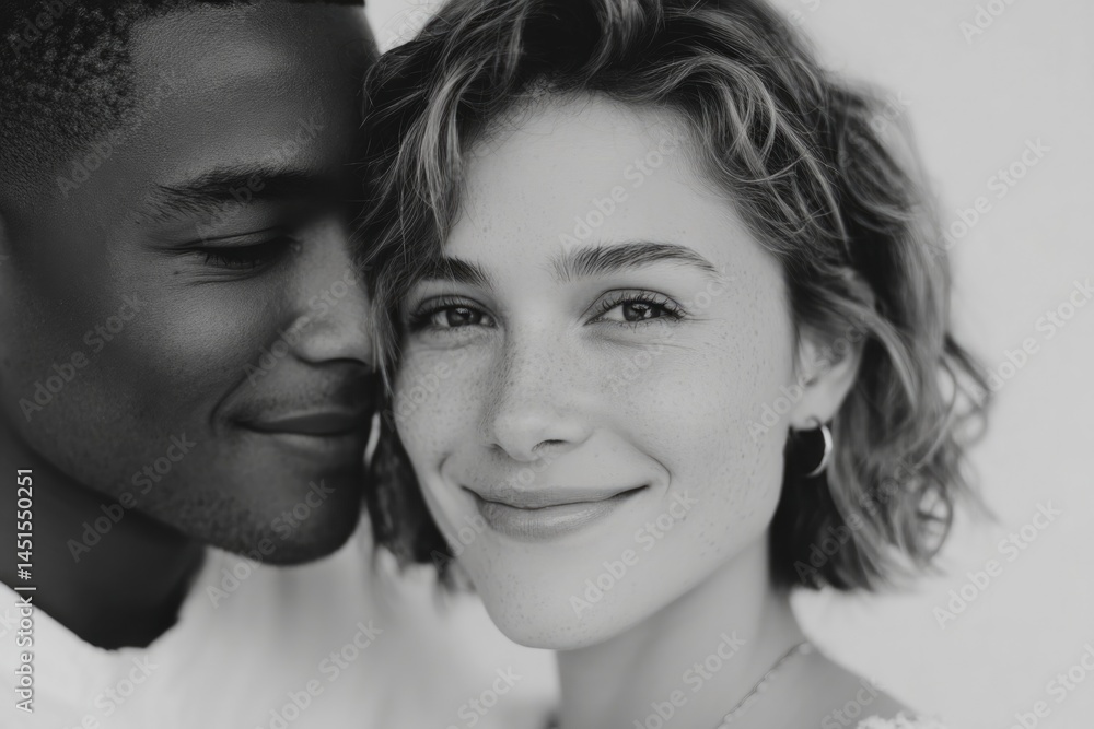 tender moment captured between two diverse individuals tender moment captured between two diverse individuals