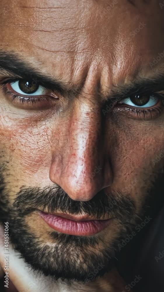 Intense expressions: capturing the depth and emotion in a man's gaze Intense expressions: capturing the depth and emotion in a man's gaze