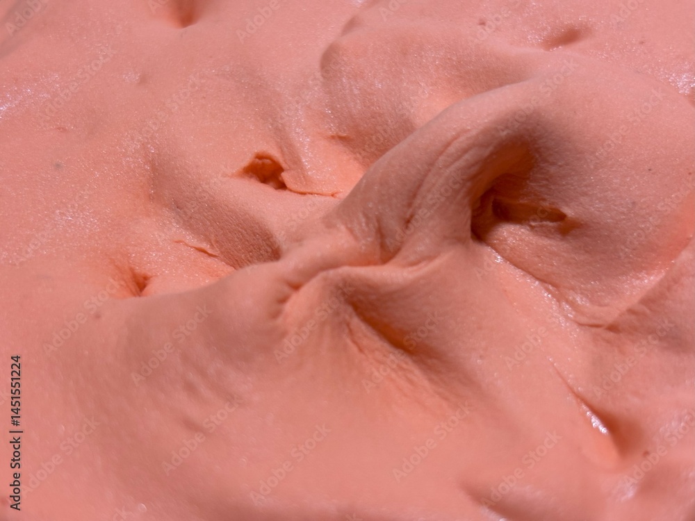 Fototapeta premium Pastel Pink Slime Texture in Close-Up View