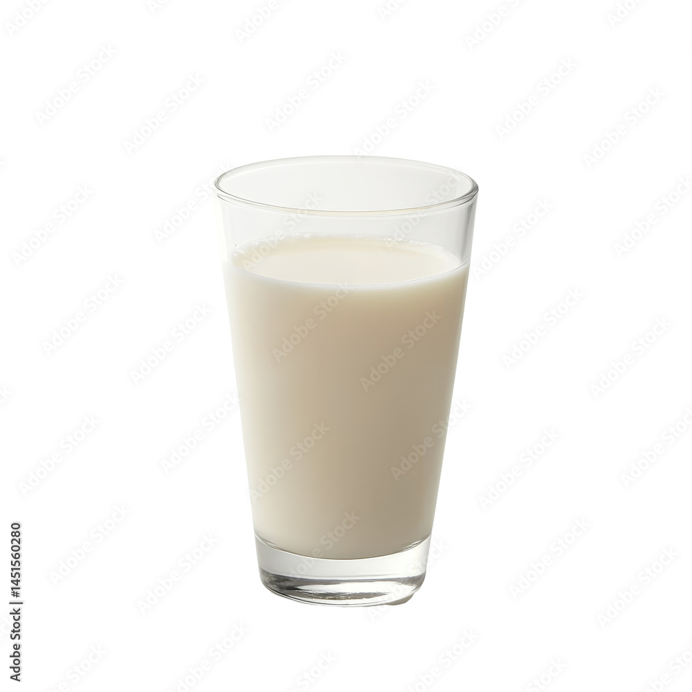 A refreshing glass of milk on a clean transparent background ready for enjoyment at any time of the day, glass of milk and soy bean on transparent background A refreshing glass of milk on a clean transparent background ready for enjoyment at any time of the day, glass of milk and soy bean on transparent background