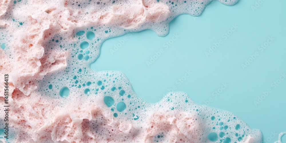 Fototapeta premium Bath bubbles banner