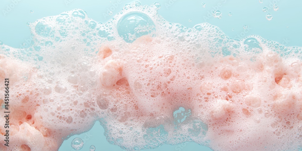 Fototapeta premium Bath bubbles banner