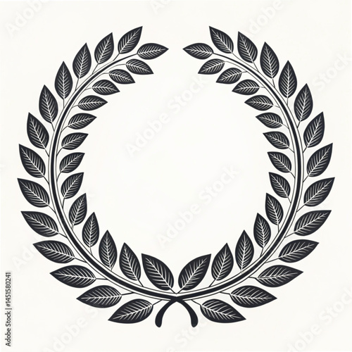 laurel wreath vector