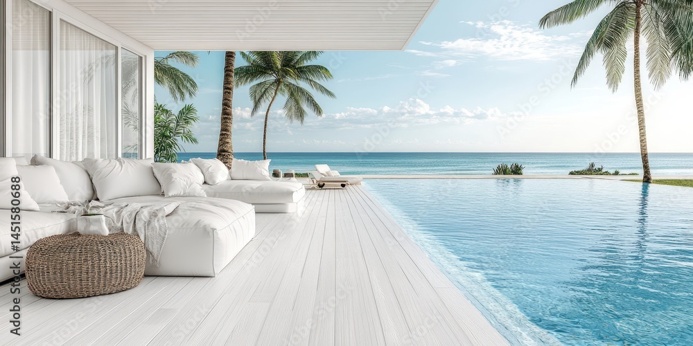 Fototapeta premium Floorplan top view banner