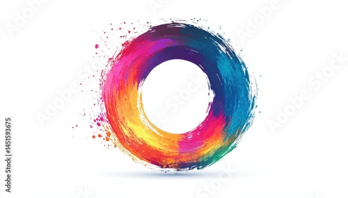 Vibrant Circular Abstract