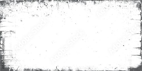 Frame for your design. Textures are separate objects. Black and white grunge frame background Distressed black sketches line texture.