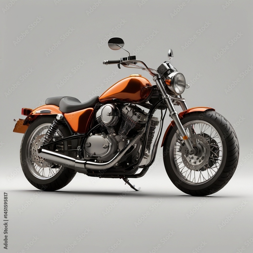 Fototapeta premium An elegant motorcycle