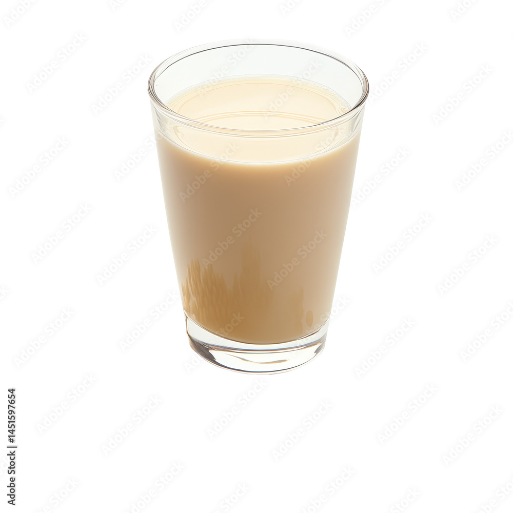 Freshly poured soy milk next to raw soybeans on a clean surface, Soybean and soy milk Freshly poured soy milk next to raw soybeans on a clean surface, Soybean and soy milk