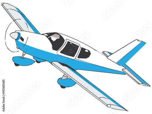 Airplane passenger travel silhouette icon. Aeroplane vector icon aircraft isolated symbol shape. Vector illustration of a small single-engine airplane on a transparent background