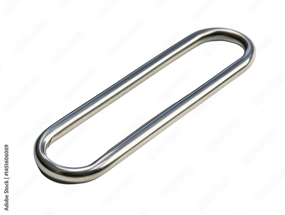Metal Paper Clip with Simple Design Ideal for Office, Stationery, and Organizational Concepts Metal Paper Clip with Simple Design Ideal for Office, Stationery, and Organizational Concepts