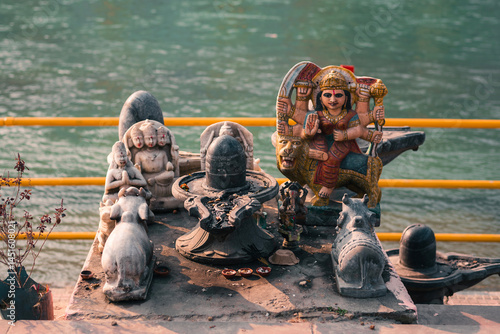 Shivling near river Ganga