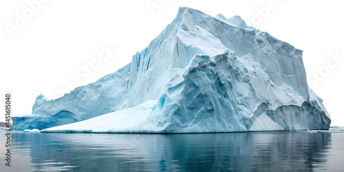 Wallpaper Mural majestic iceberg with intricate textures isolated on white background png Torontodigital.ca