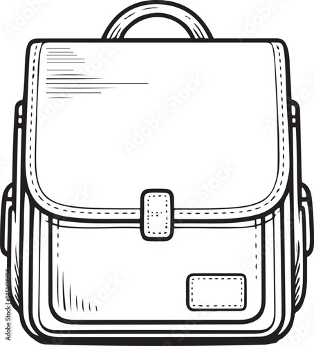 bag vector art illustration