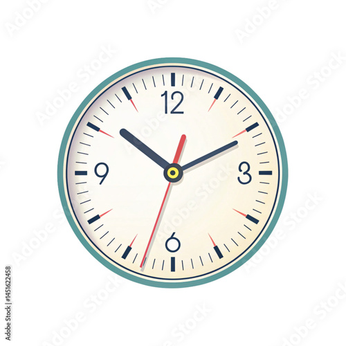 clock isolated on white background