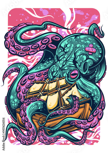 Kraken artwork 