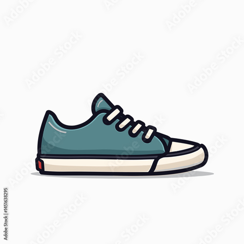 vibrant blue high top sneakers with white soles