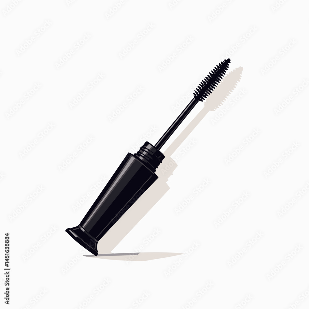 black mascara applicator with brush tip black mascara applicator with brush tip