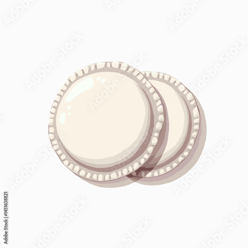 pastel pink ceramic coasters set of two