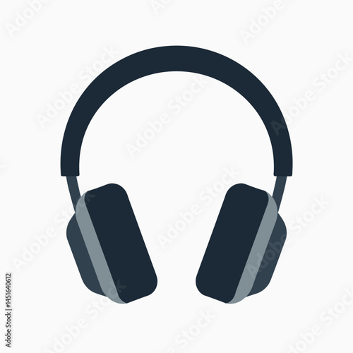 highquality overear headphones with adjustable headband  black and gray design