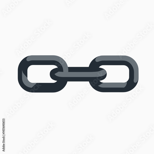 gray metal chain link icon
