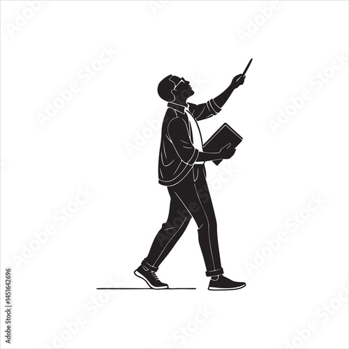 Teacher Silhouette Clipart