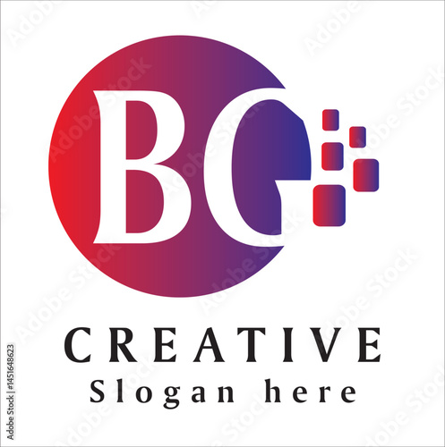 bg Creative Logo Concept New Locking