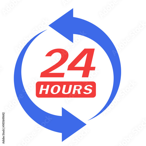 24 Hours Time Icon