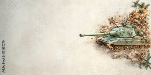 War tank banner