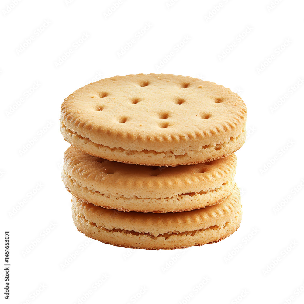 Delicious stacked biscuits isolated on a clean transparent background for dessert inspiration, biscuit isolated on transparent Delicious stacked biscuits isolated on a clean transparent background for dessert inspiration, biscuit isolated on transparent