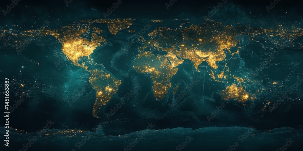 World Map Banner