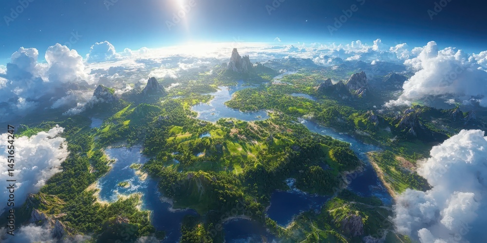 World Map Banner