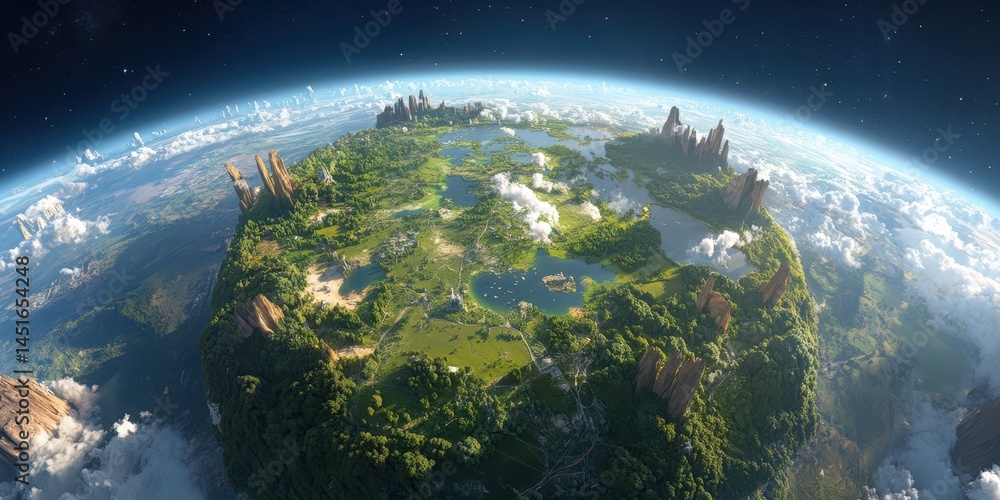 World Map Banner