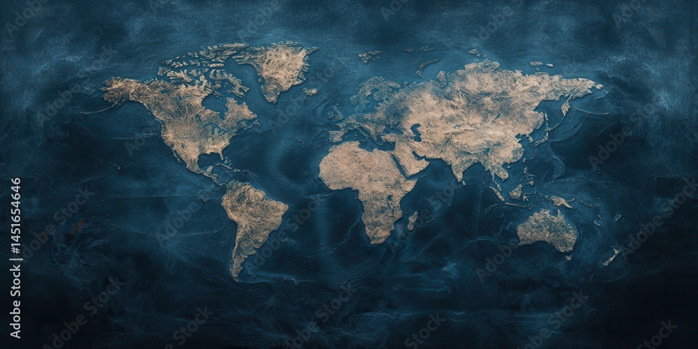 World Map Banner