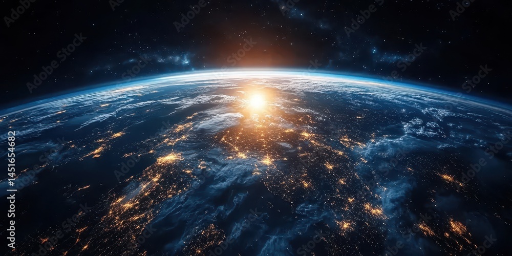 World Map Banner