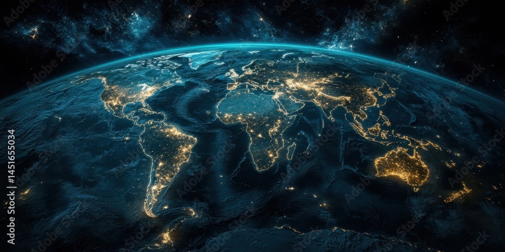World Map Banner