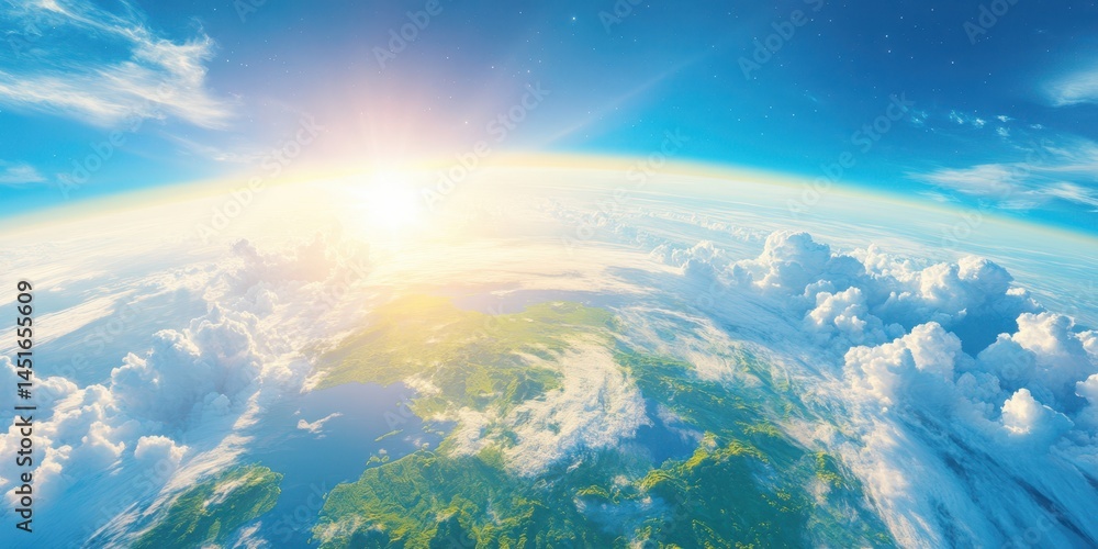 Fototapeta premium World Map Banner