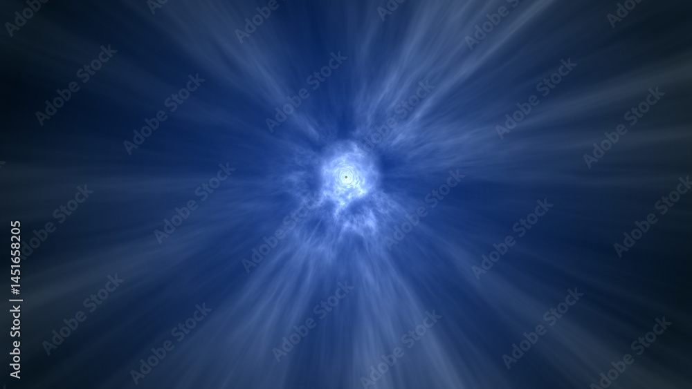 Obraz premium Hyperspace in galaxy