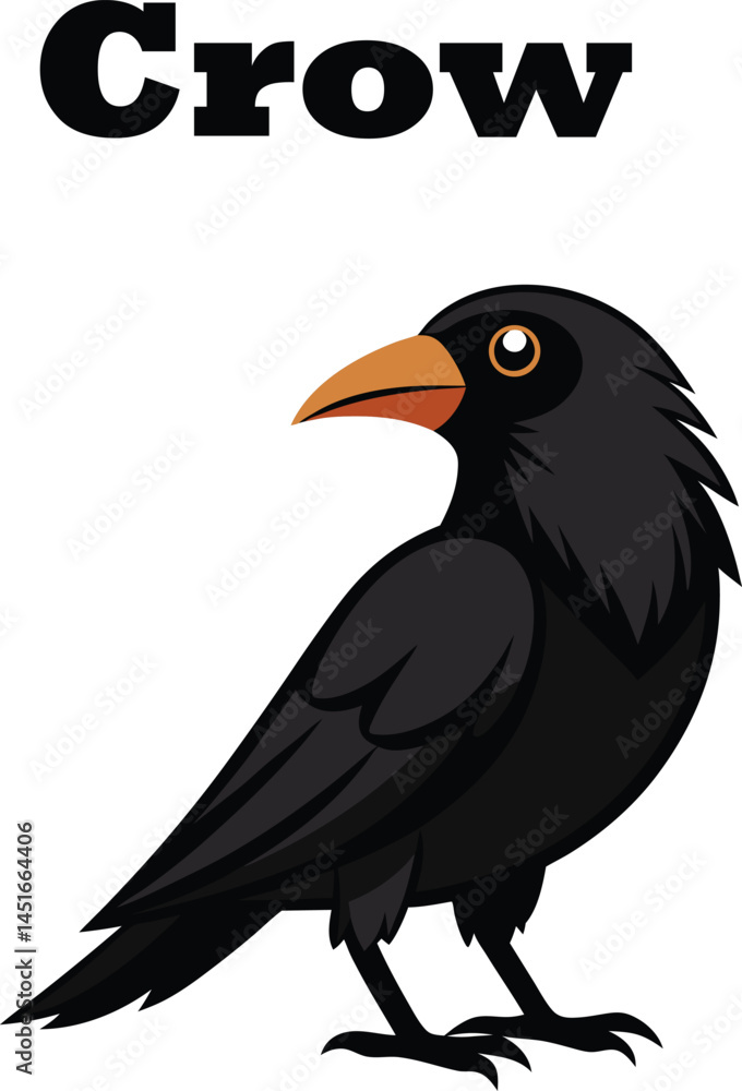 Fototapeta premium crow on a branch