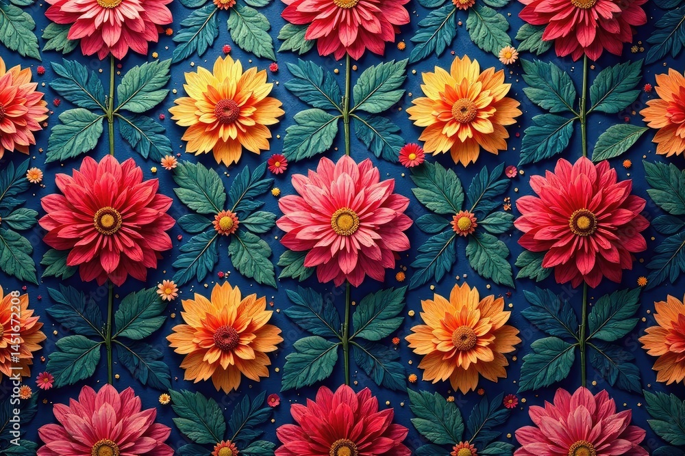 Intricate floral textile design, repeating seamlessly , seamless pattern, texture, design Intricate floral textile design, repeating seamlessly , seamless pattern, texture, design